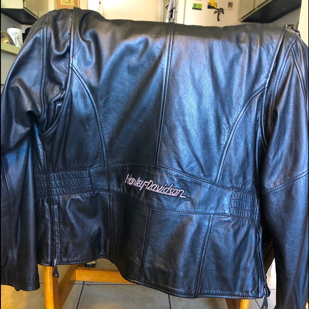 Leather Harley Davidson Riding Jacket